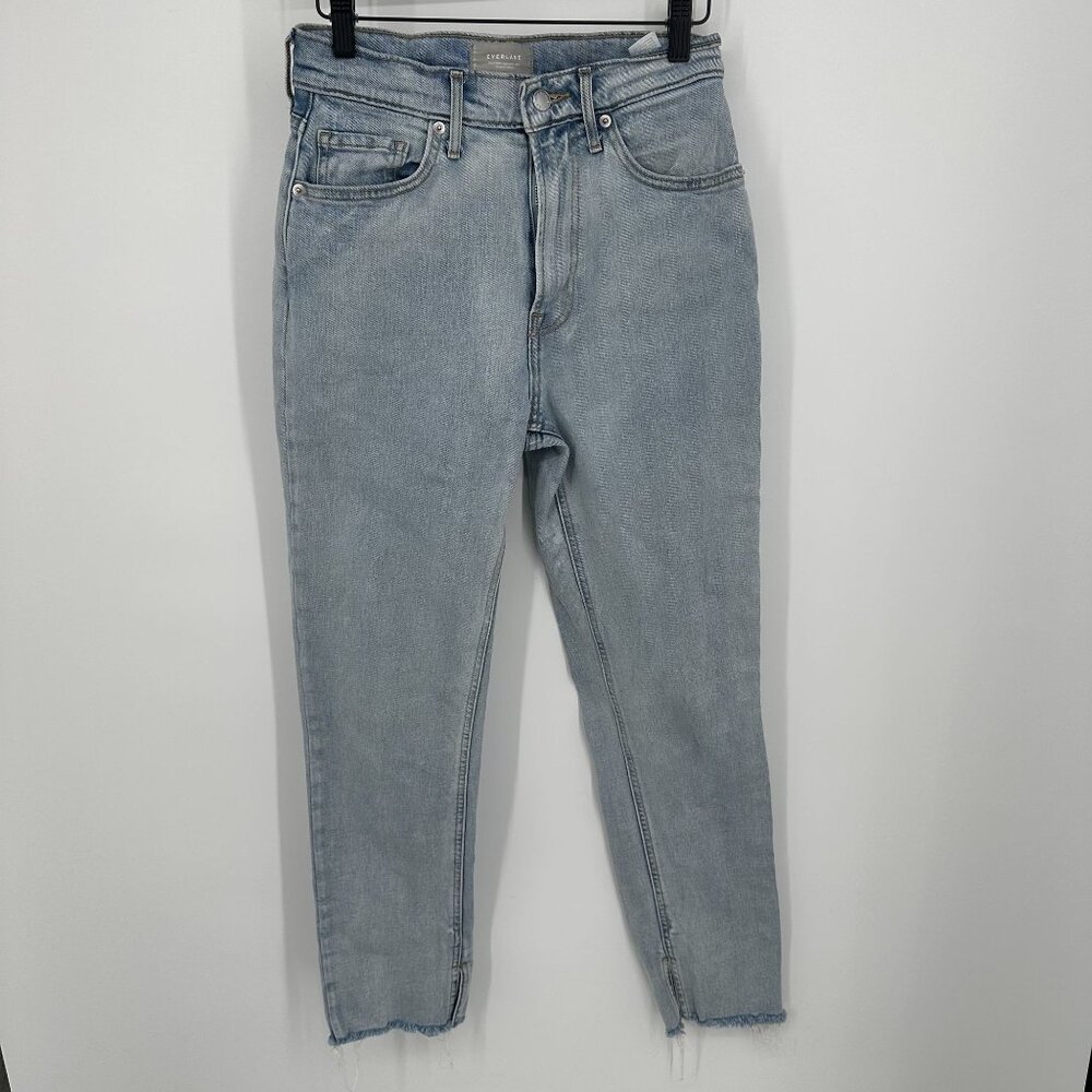 Everlane Women's The Cheeky Split Hem‎ Jean light wash size 26